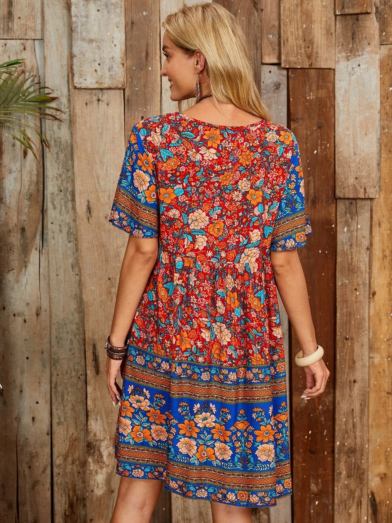 Astrid Boho Allover Dress