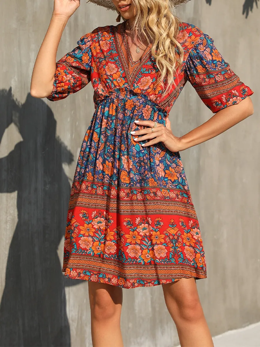 Astrid Boho Allover Dress