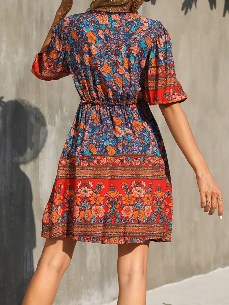 Astrid Boho Allover Dress