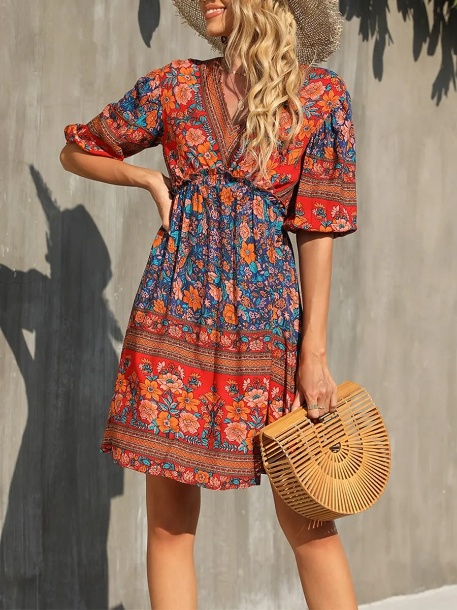 Astrid Boho Allover Dress