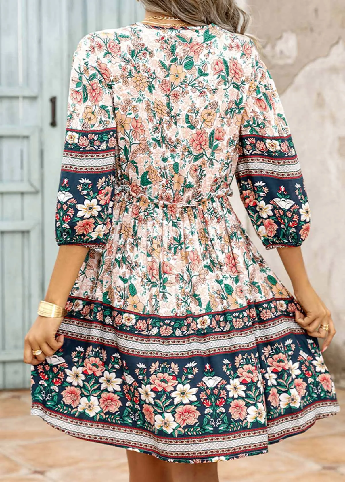 Astrid Boho Allover Dress