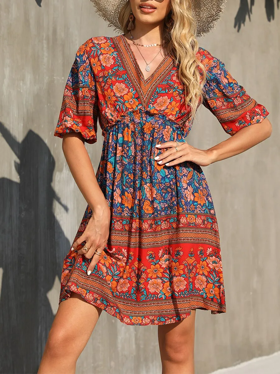 Astrid Boho Allover Dress