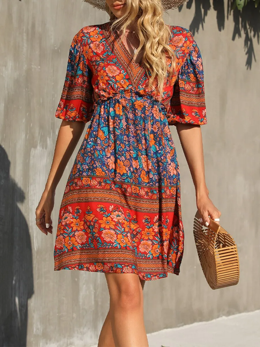 Astrid Boho Allover Dress