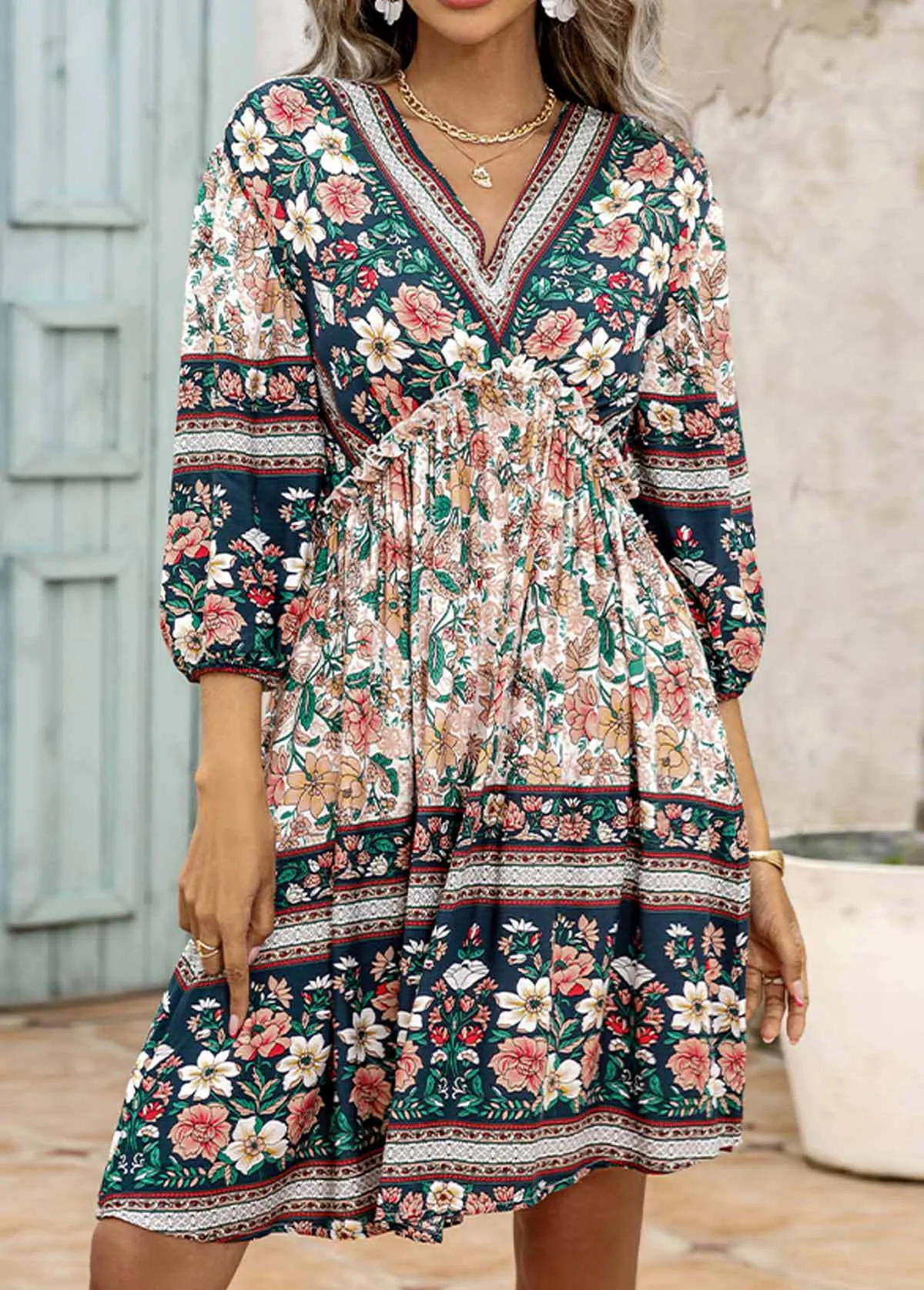 Astrid Boho Allover Dress