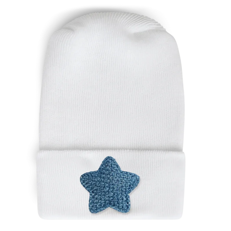 Baby Hospital Hat | Adora | Weave Mini Denim Star