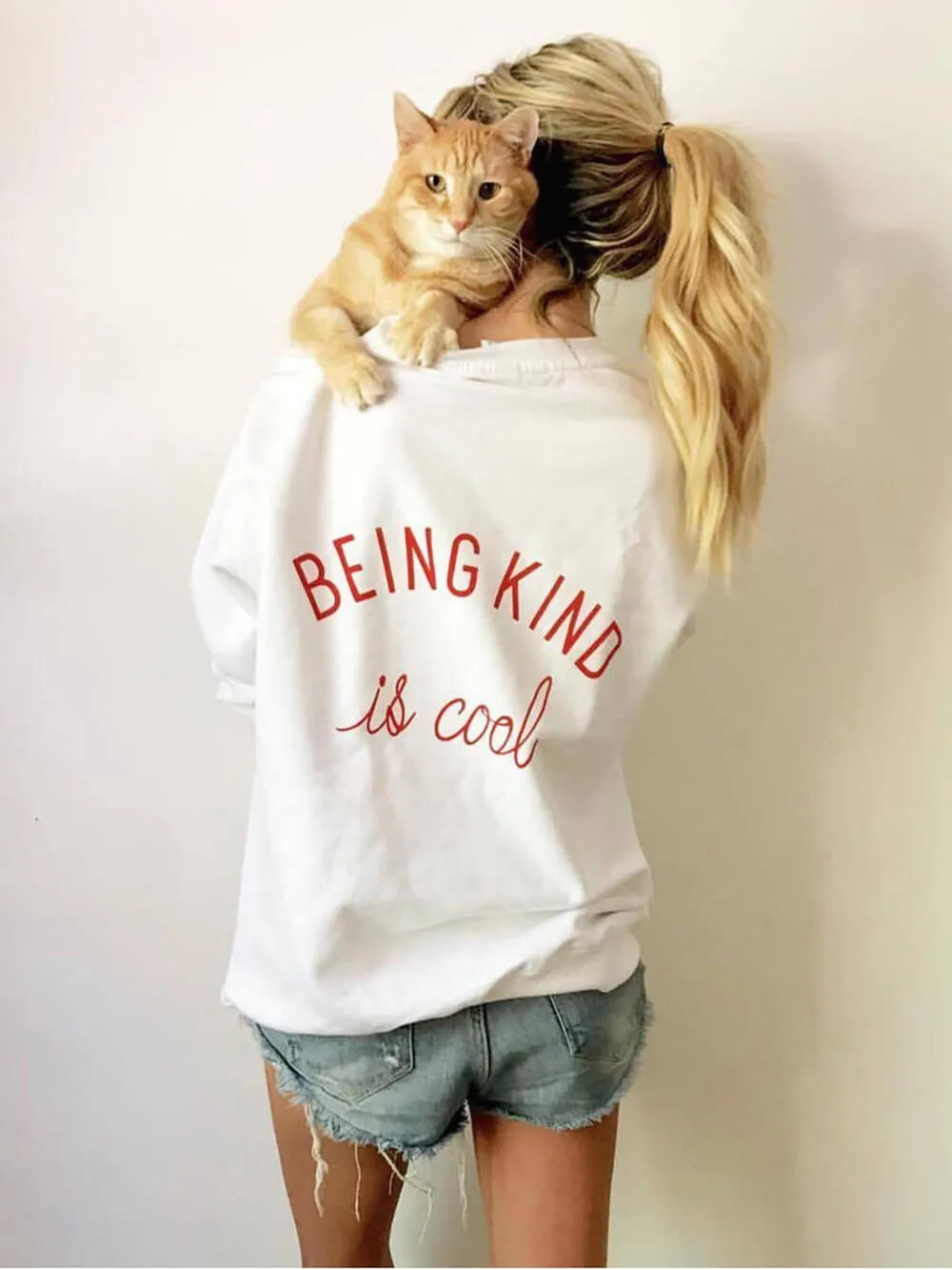 Being Kind Is Cool Sweatshirt