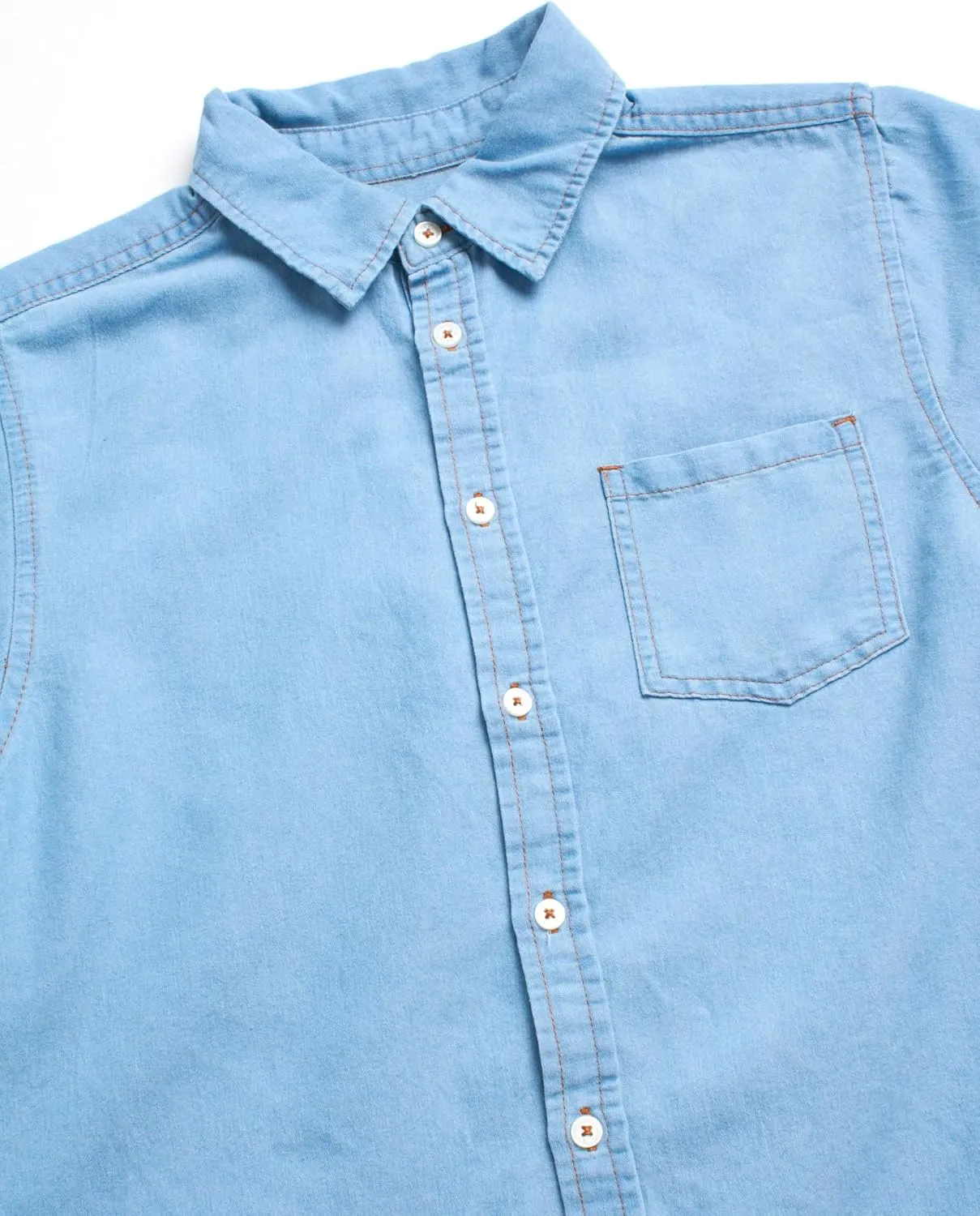Ben Sherman Boys' Short Sleeve Button Down Shirt - 2 Pack 100% Cotton Breathable Woven Dress Shirts for Boys (Sizes: 8-18)