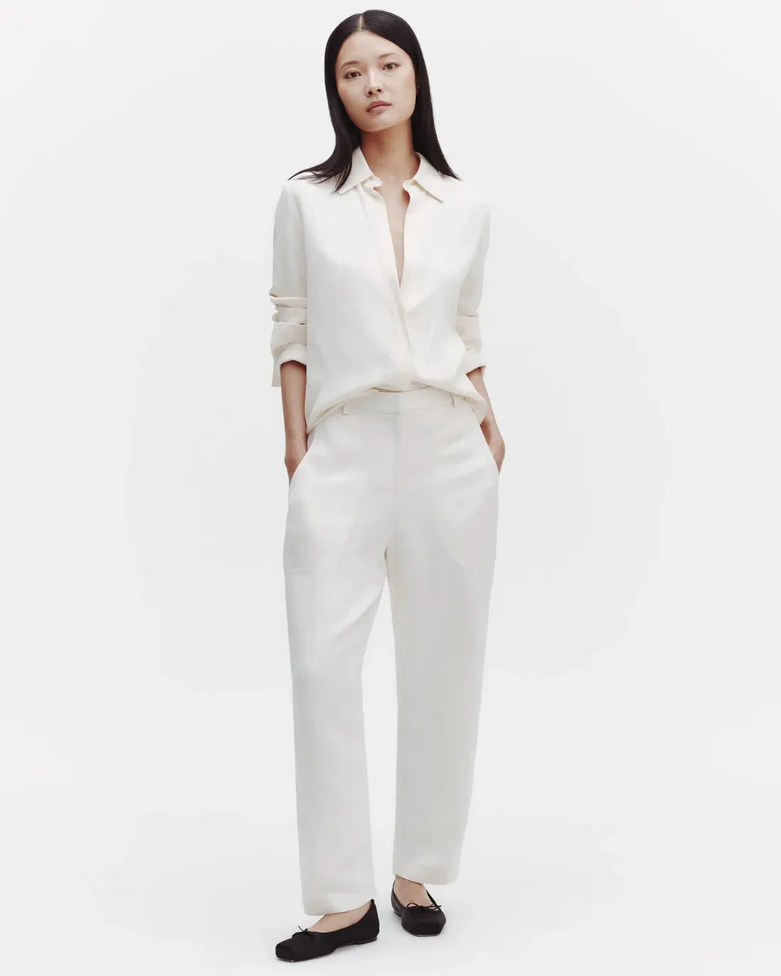 Button Me Up Shirt in Bone