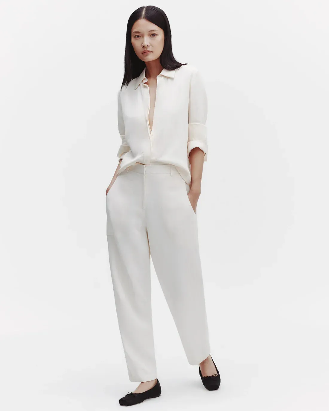 Button Me Up Shirt in Bone