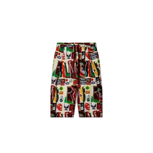 Converse x Come Tees Mens Realms and Realities Shorts 'Bone'