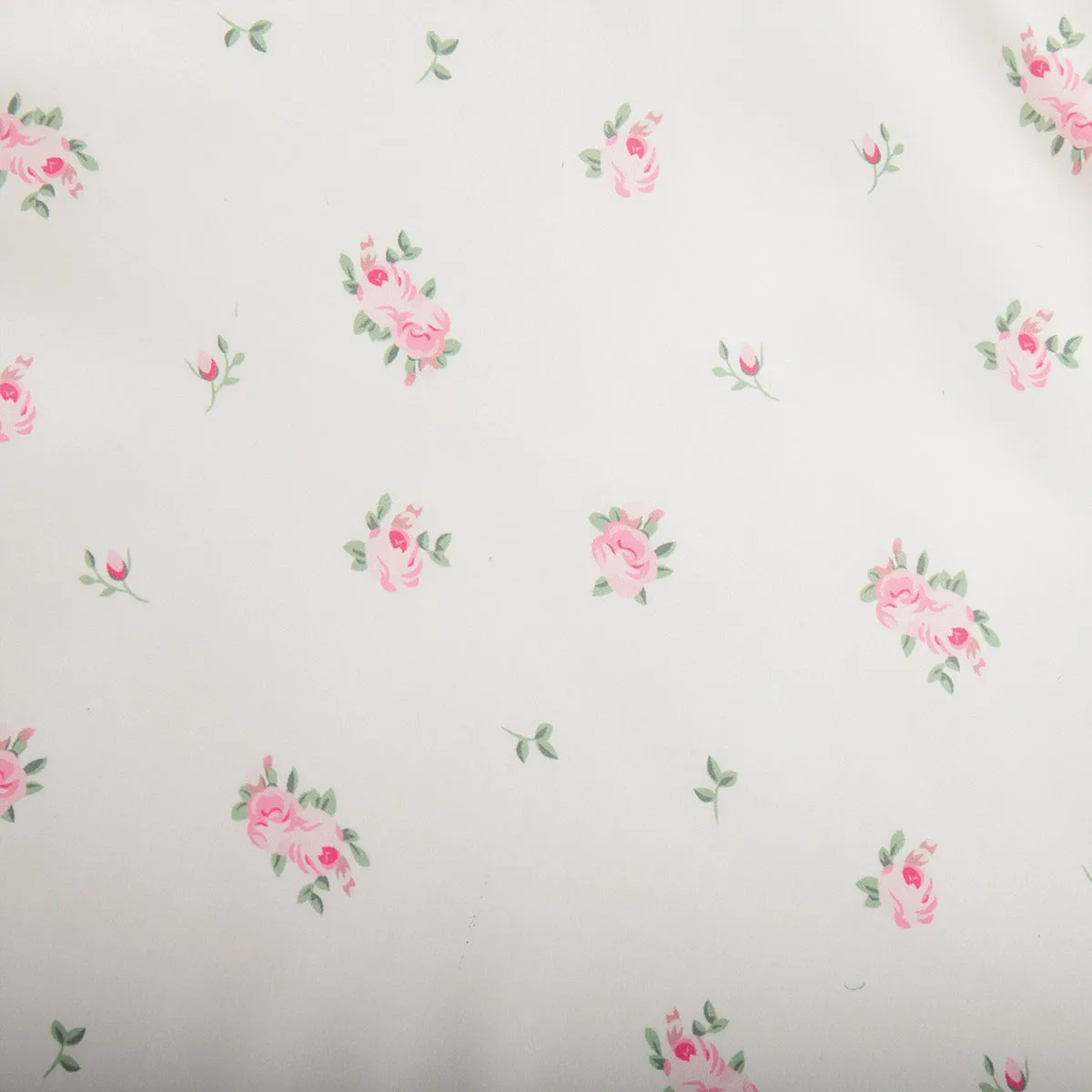 Elegant Floral Satin Printed High Waist Printed Skirt