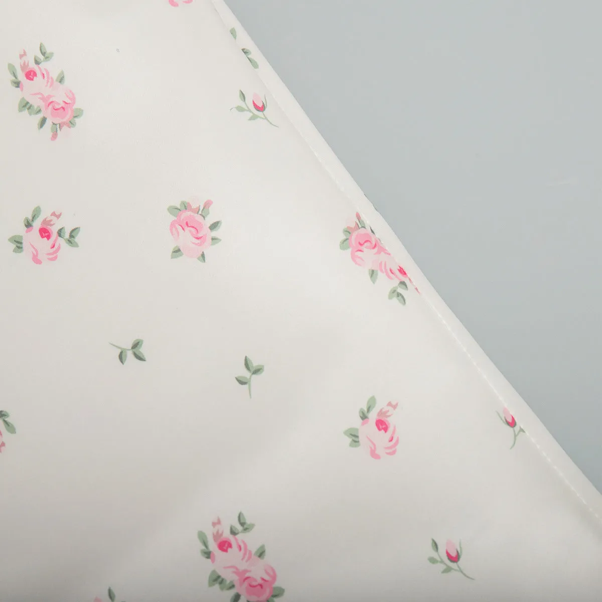 Elegant Floral Satin Printed High Waist Printed Skirt