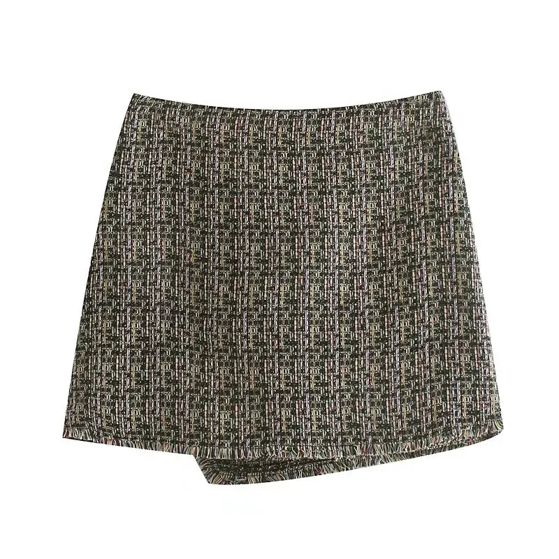 Elegant Fringe A line Skirt Short Skirt