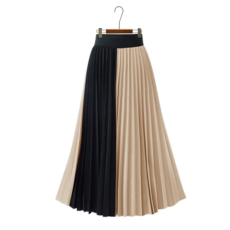 Elegant Midi Pleated Skirt