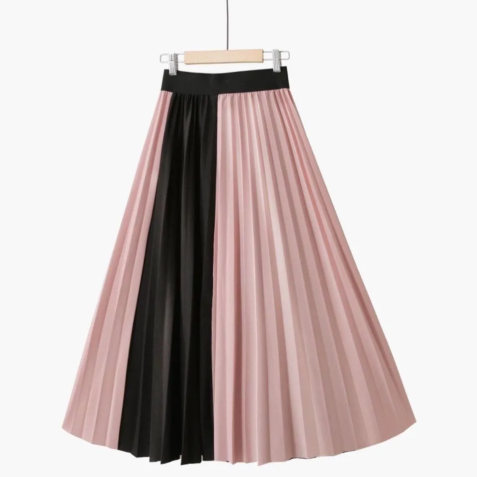 Elegant Midi Pleated Skirt