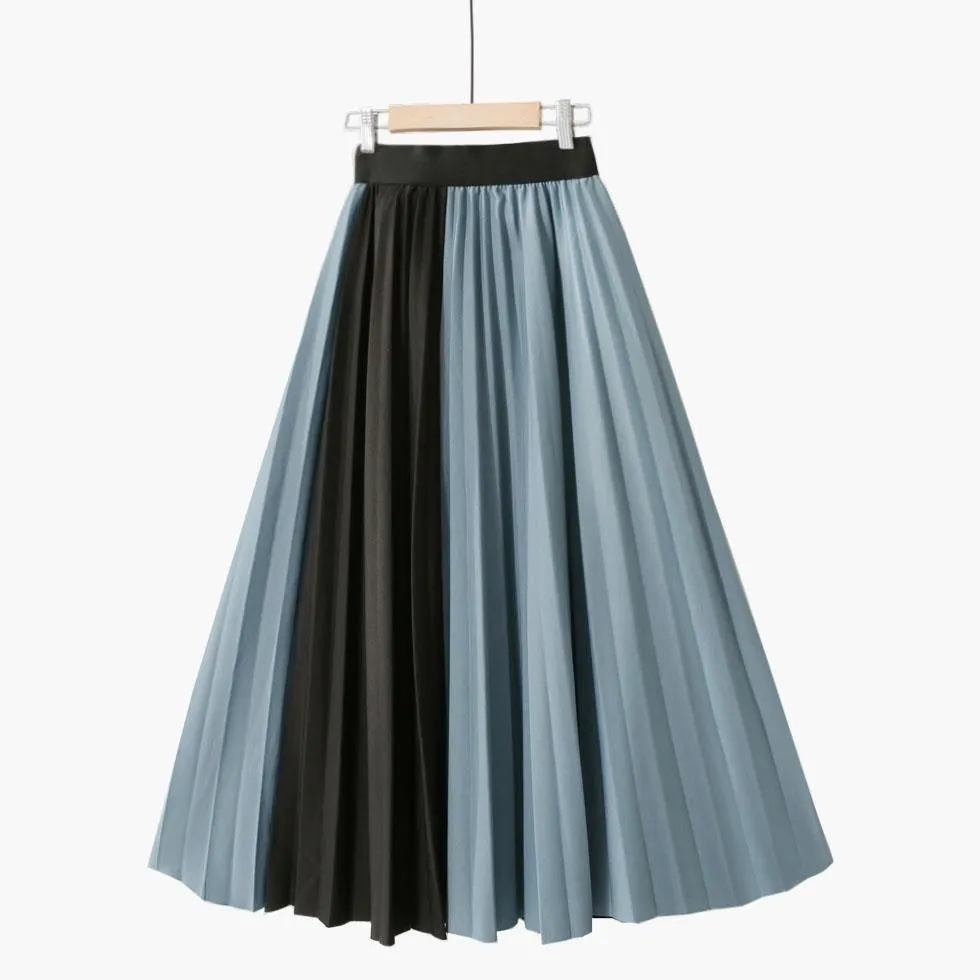 Elegant Midi Pleated Skirt