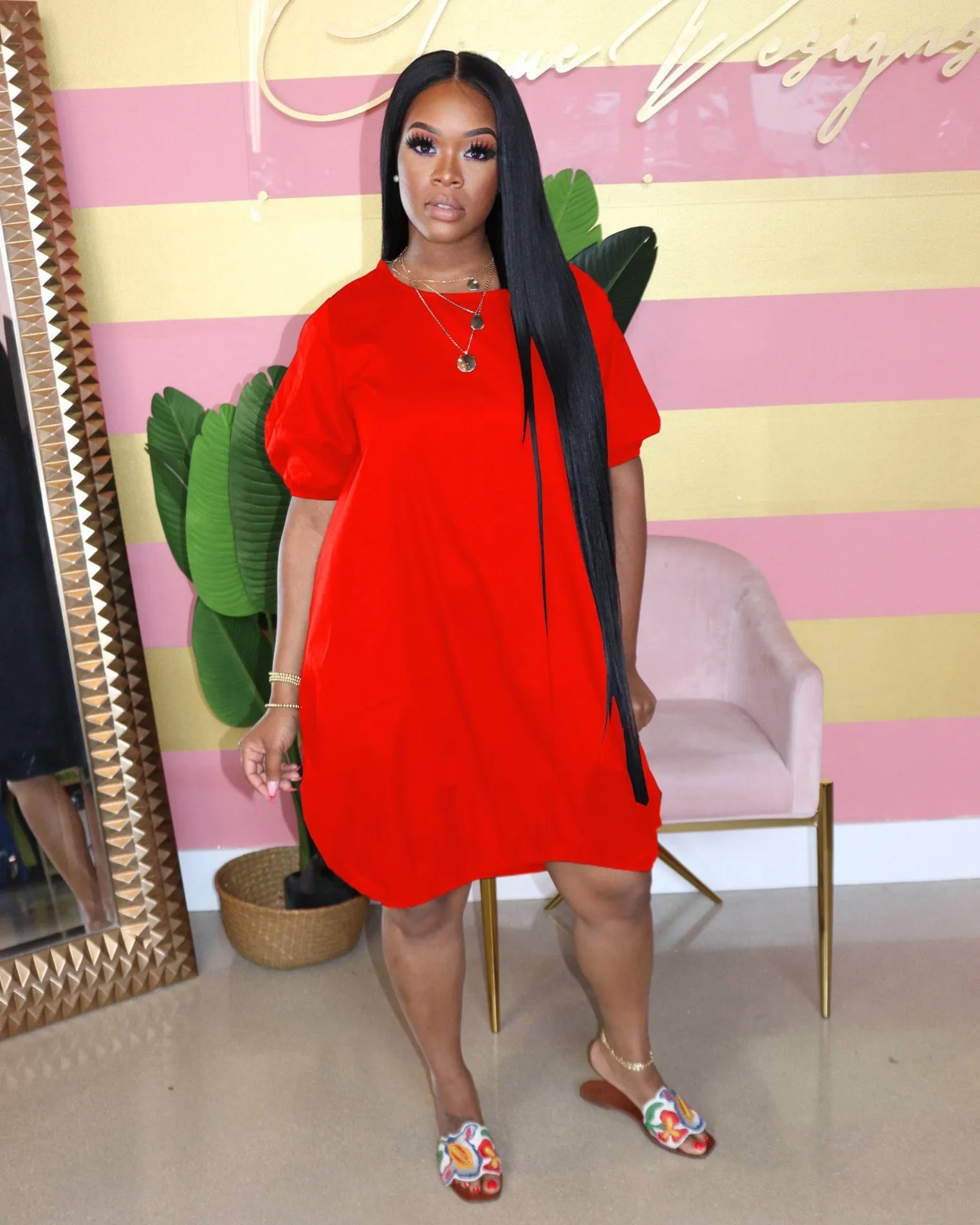 Fresh Roses Dress