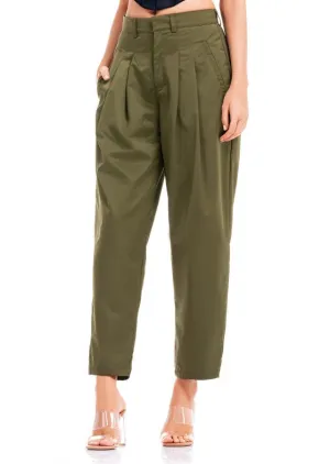 Green Slouchy Trousers