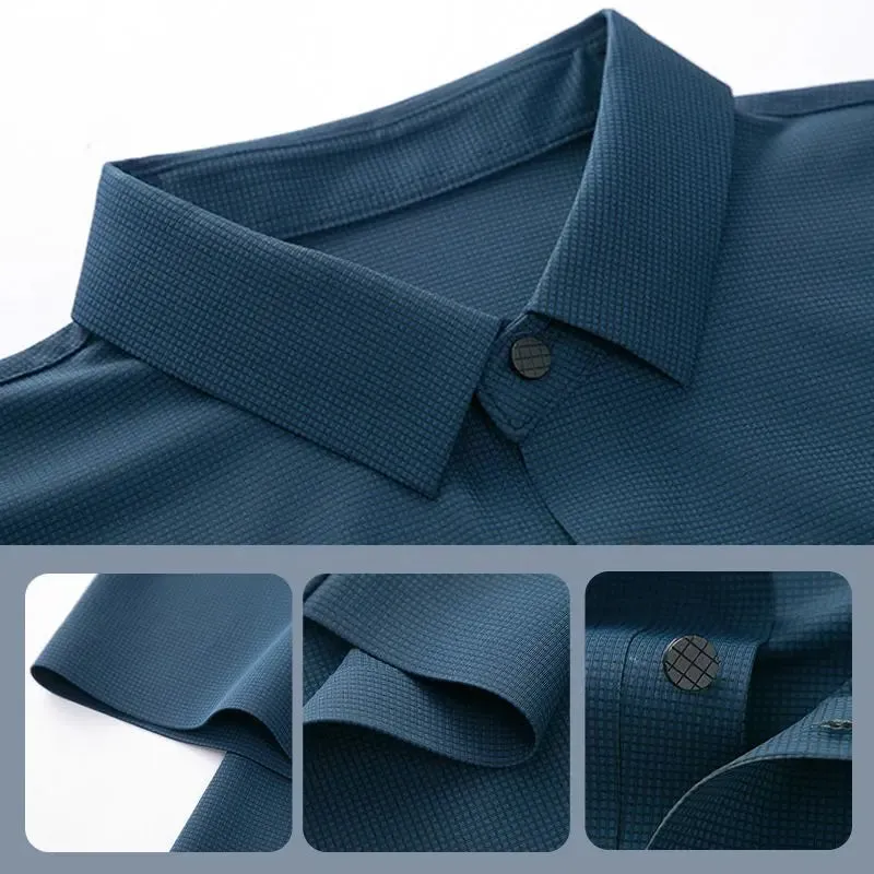 High Elastic Breathable Men's Short-sleeved T-shirt
