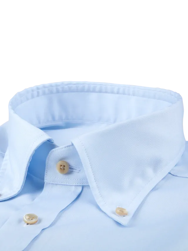 ID24338-Stenstroms Sky Blue Oxford Shirt