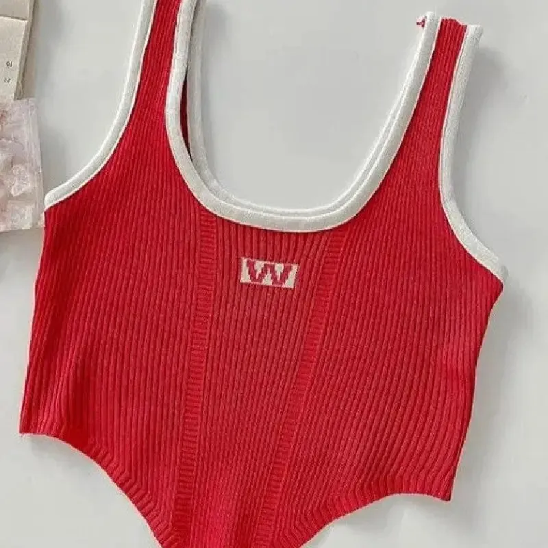Irregular Sleeveless Crop Tops