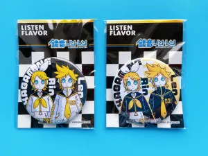 Listen Flavor x Kagamine Rin / Len badges