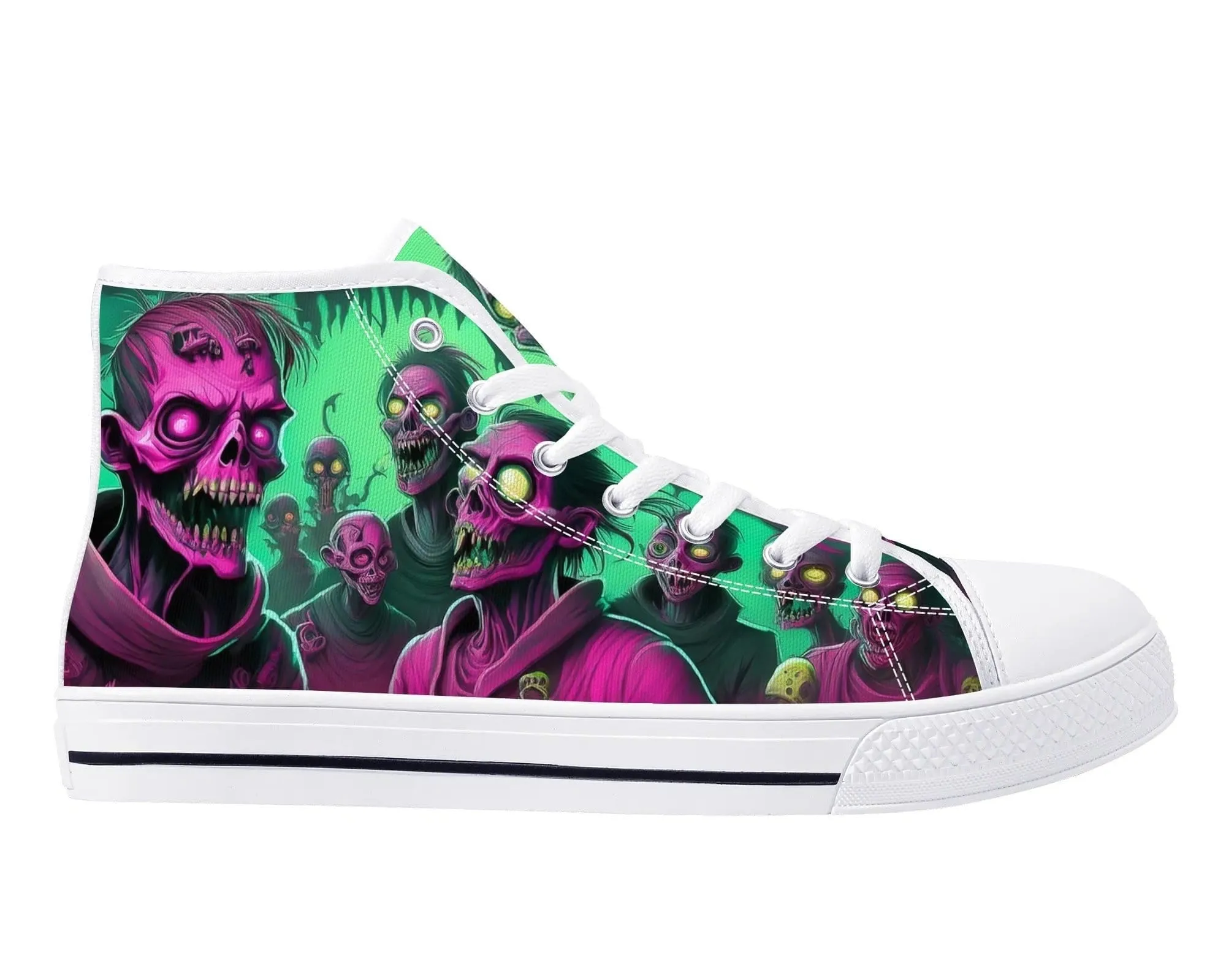 Neon Zombie High Tops
