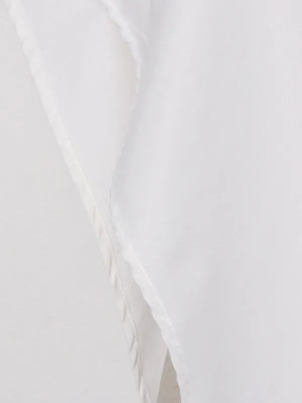 Original Solid Color Irregularity Geometry Blouse Tops