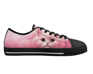 Pink Fluff Low Tops