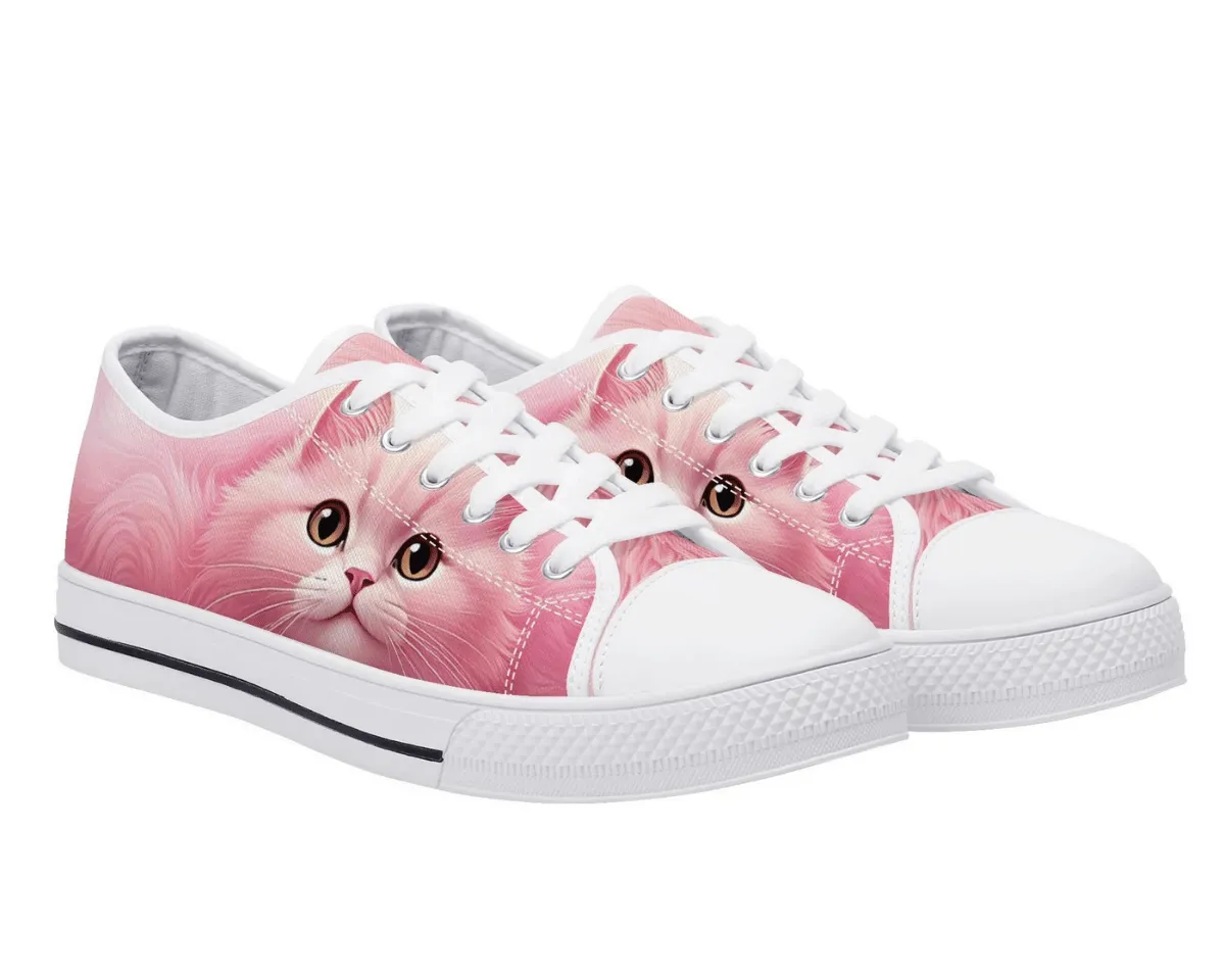 Pink Fluff Low Tops