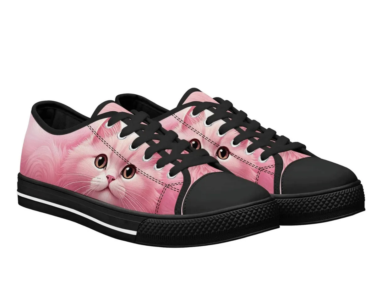 Pink Fluff Low Tops