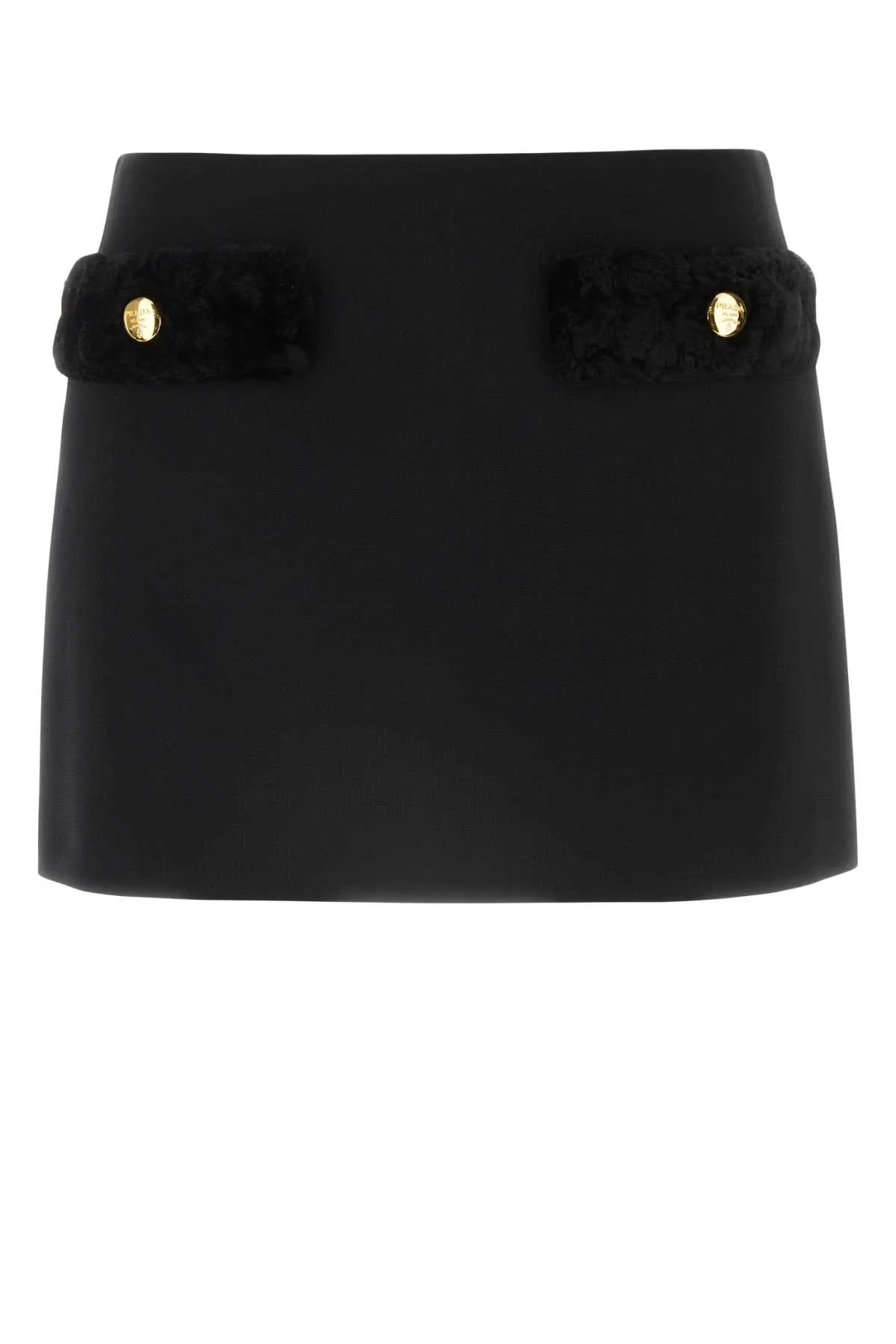 PRADA Chic Wool Mini Skirt for Women