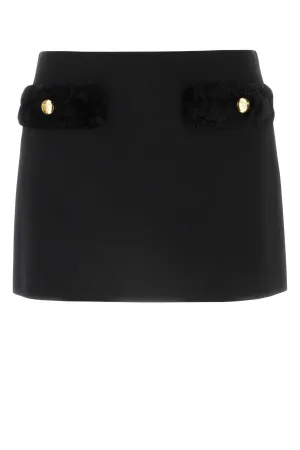 PRADA Chic Wool Mini Skirt for Women