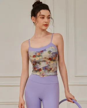 Purple Floral Camis - Medium Support