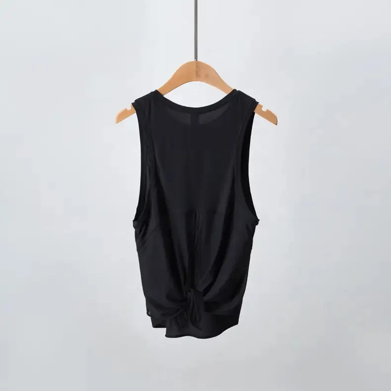 "All Tied Up" Yoga Tank Tops