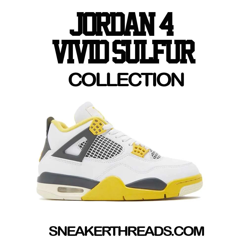Retro 4 Vivid Sulfur Dunks N Jordans Shirt