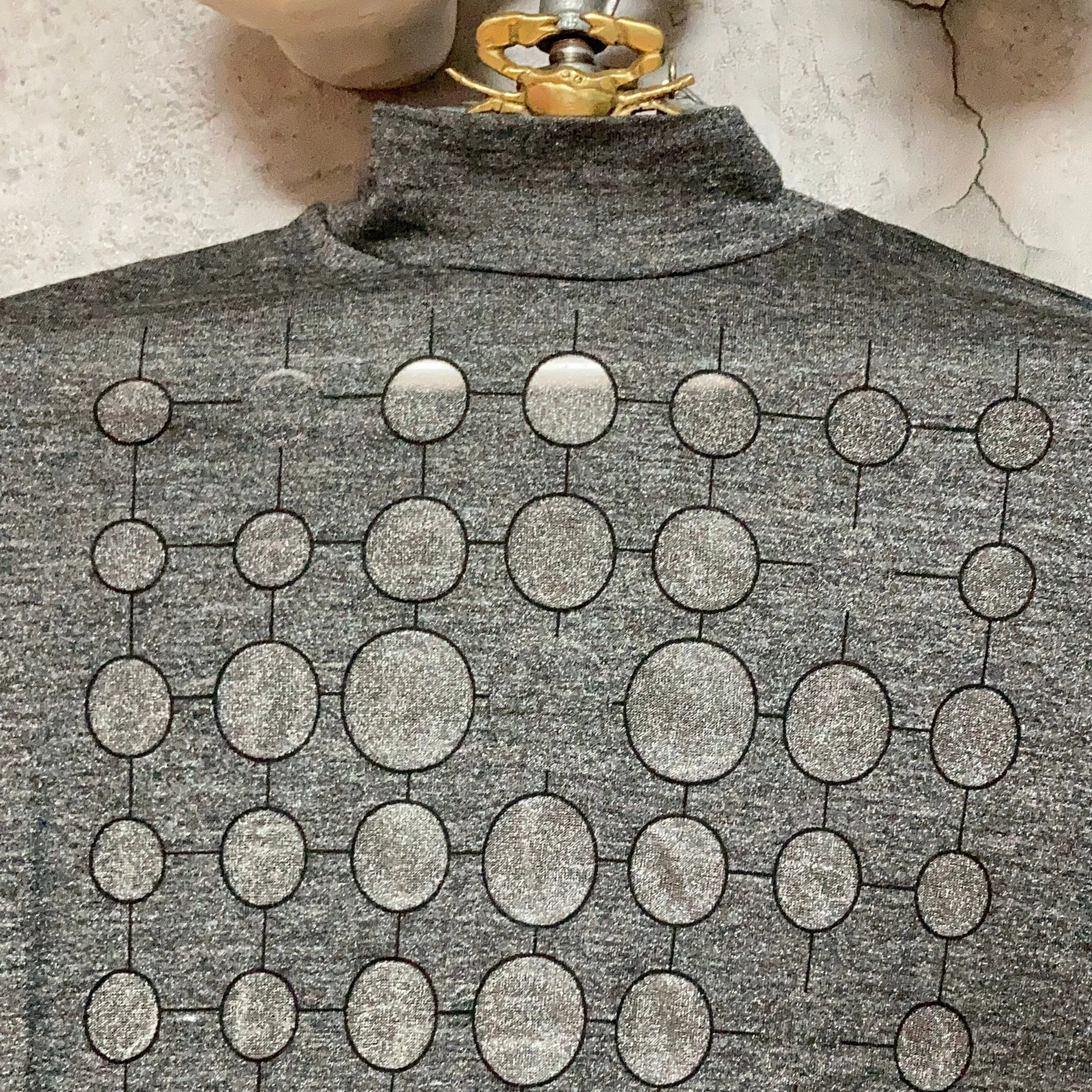 see through bubble tops gray