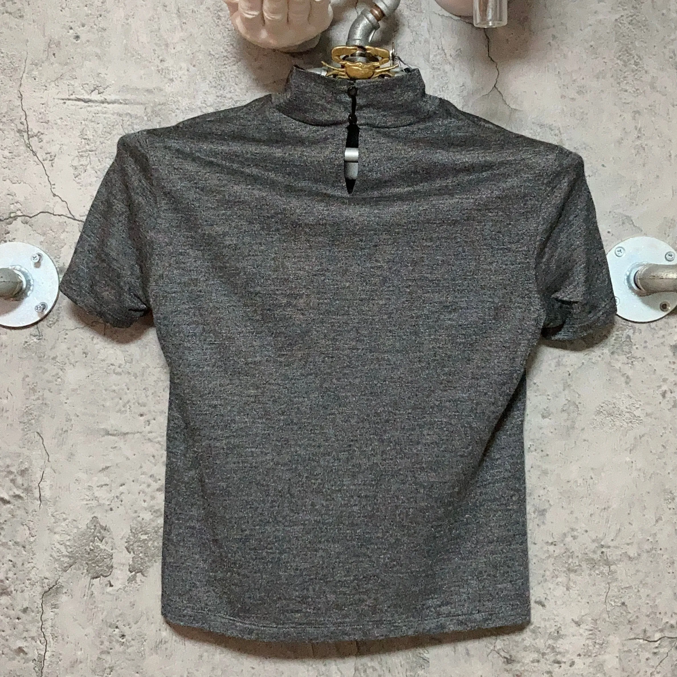 see through bubble tops gray