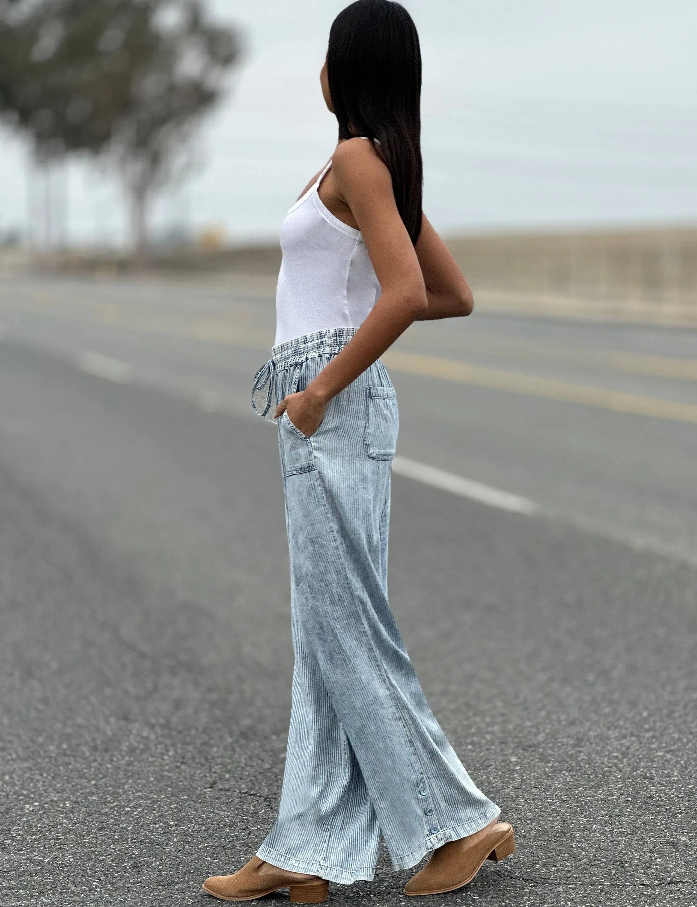 Soft Denim Pants
