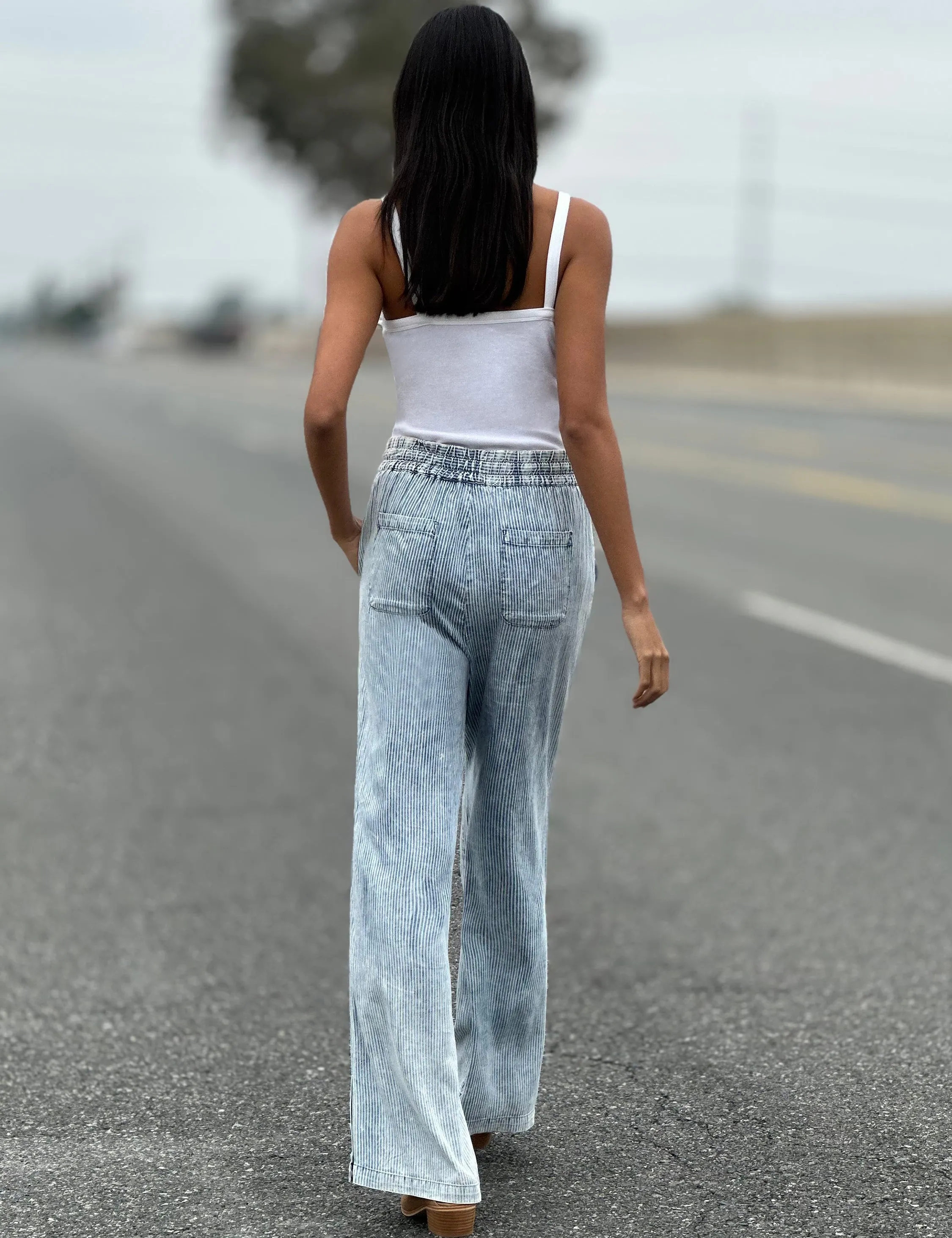 Soft Denim Pants