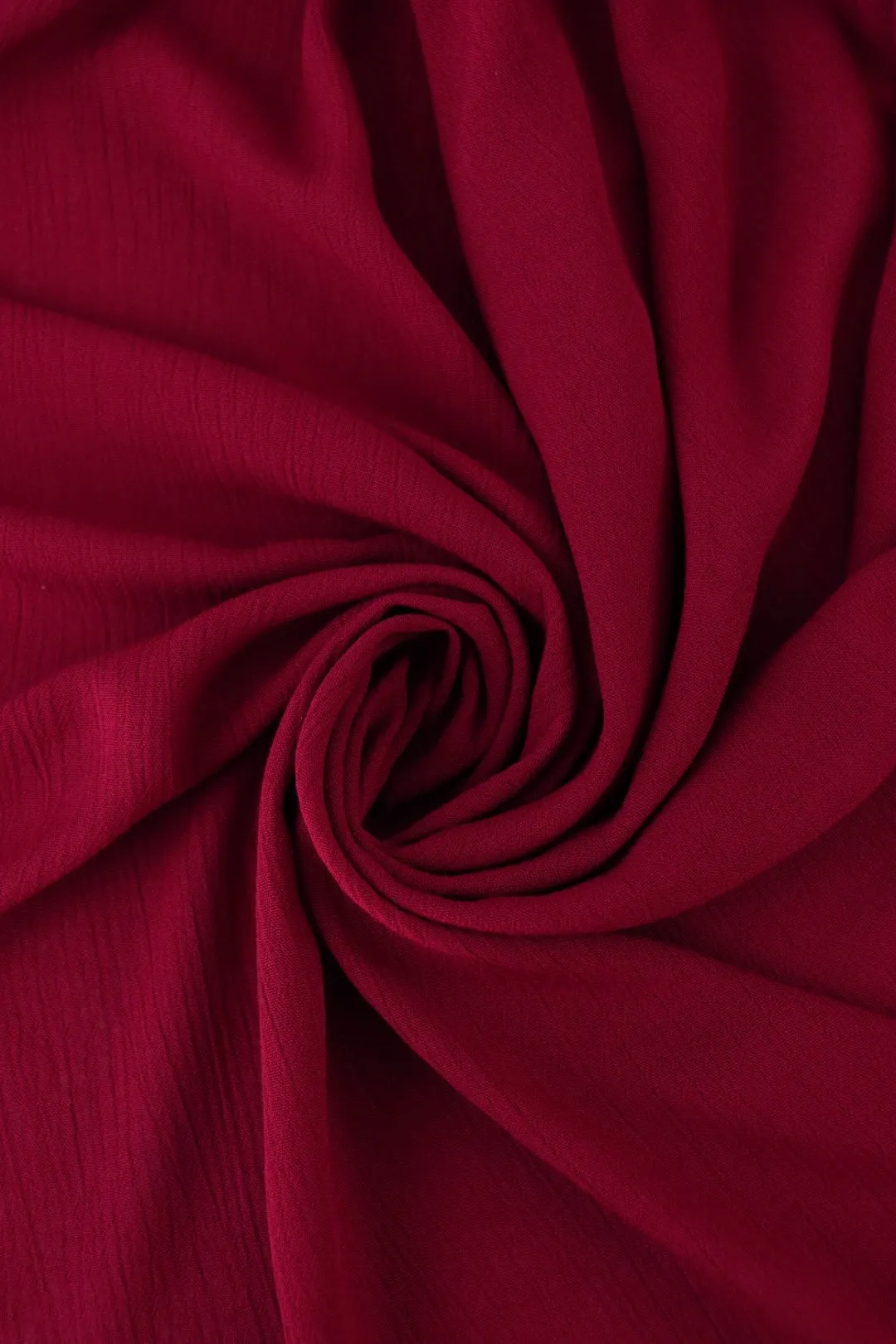 Tuscan Red Rayon Crinkle