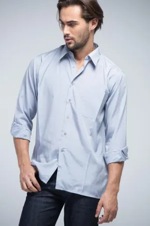 Uomo Moda Full sleeve shirt - Silver Grey
