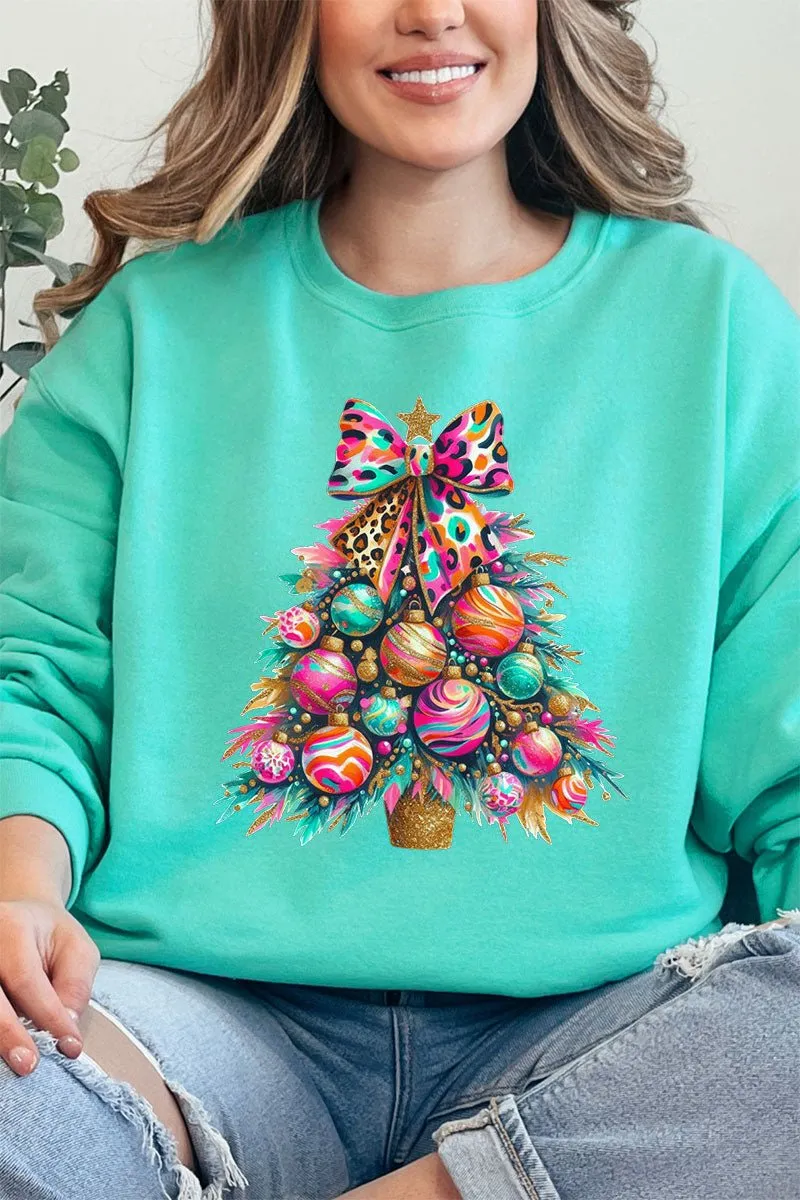 Vivid Christmas Tree Unisex NuBlend Crew Sweatshirt