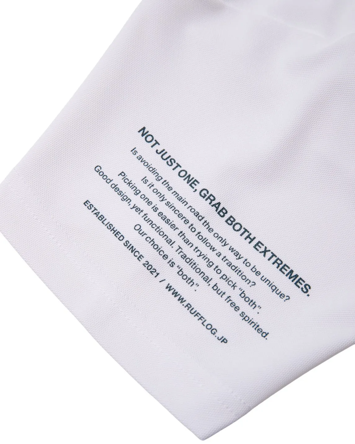 WM RUFFLOG BREATHABLE POLO WHITE